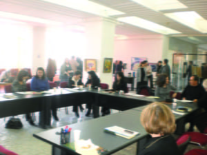 Intalnire a reprezentantilor Asociatiei Nationale a Bibliotecarilor din Bibliotecile Publice din Romania 