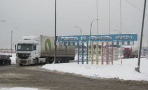 Traficul la Froniera Giurgiu-Ruse s-a redus din cauza vremii