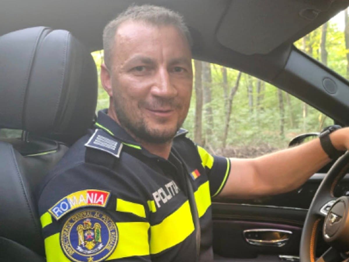 Polițistul și influencerul Marian Godină, fotografie de pe rețelele sociale