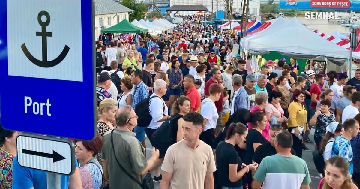 Imagine de la o ediție anterioară a Festivalului Borșului Lipovenesc de Jurilovca
