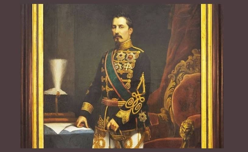 Hora Unirii, în fața Teatrului cel Mare, la 1859