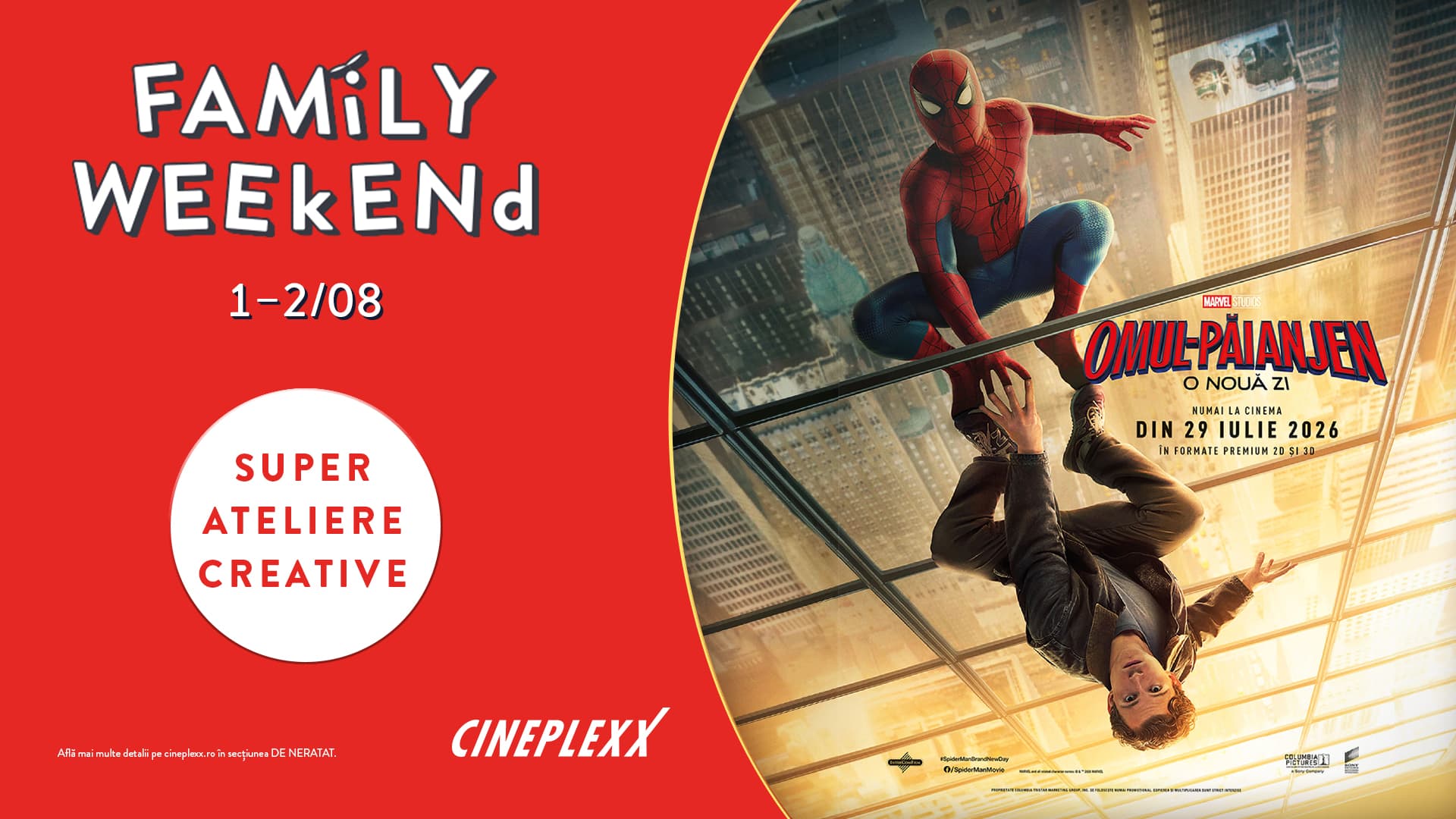 Ce filme noi vedem la Cineplexx Băneasa și Titan din 31 iulie