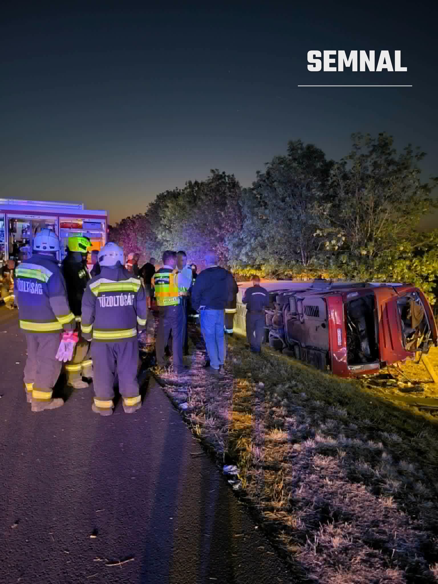 VIDEO: Tragedie în Ungaria: 12 morți, autocar răsturnat