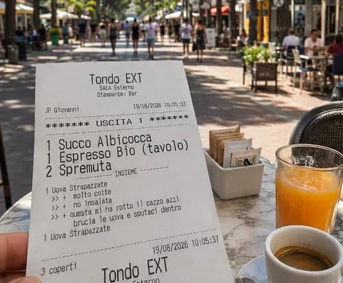 Terasă de restaurant în Italia, imagine ilustrativă