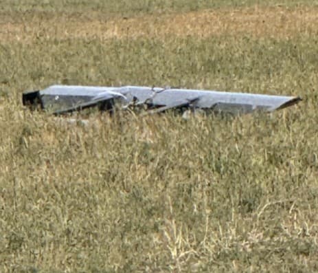 Dronă cu explozibil găsită pe un câmp din Vaslui