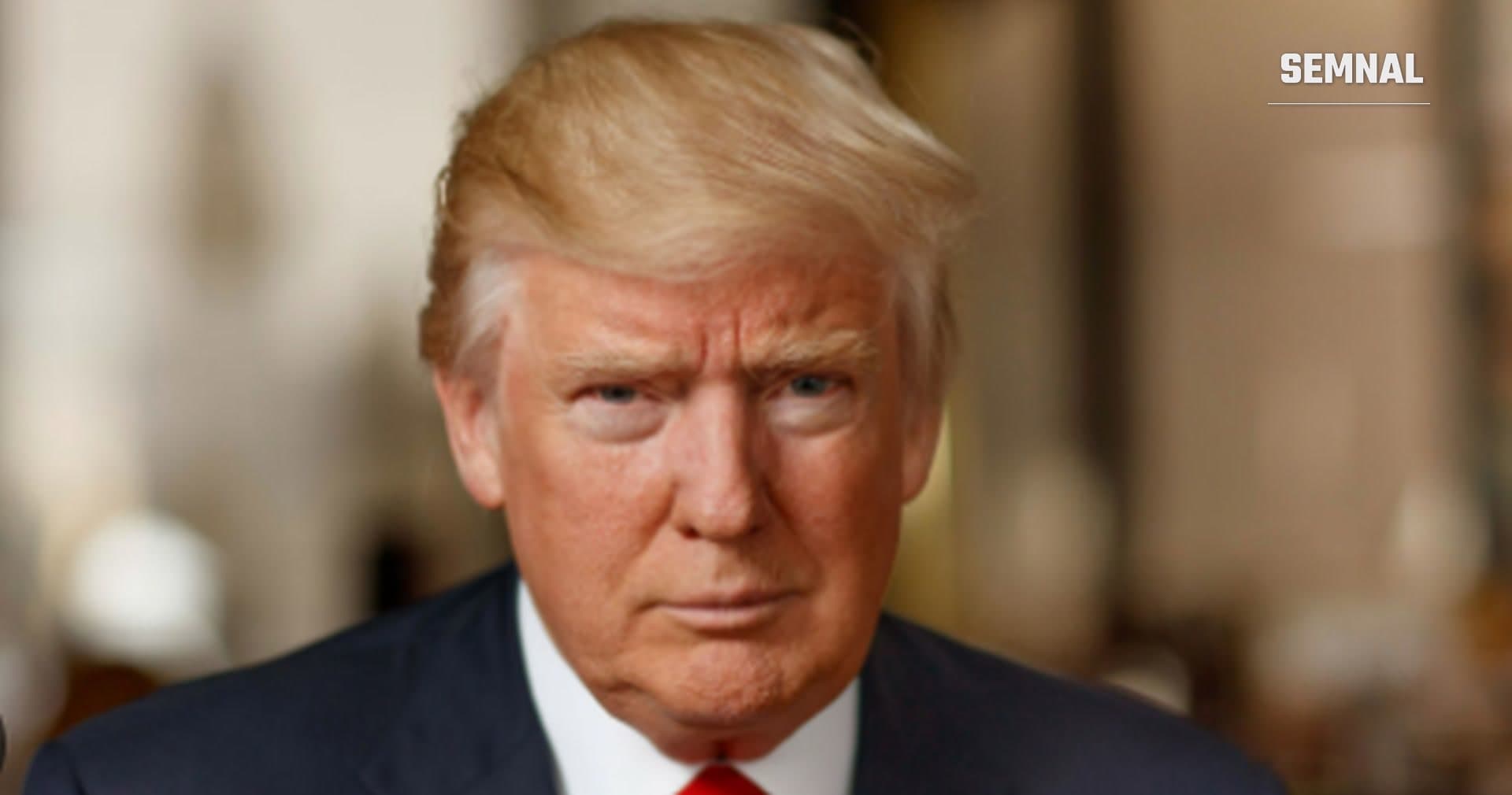 În imagine este Donald Trump