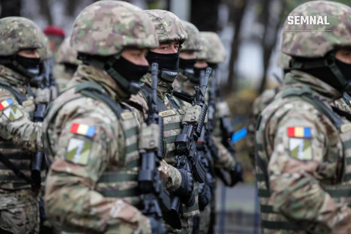 Militari ai Armatei Române.