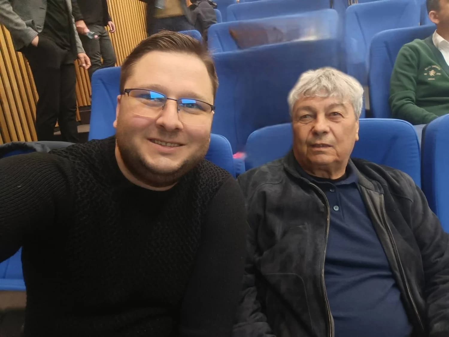 Lucian Dinu alături de Mircea Lucescu la Gala Premiilor Presei Sportive, 2025