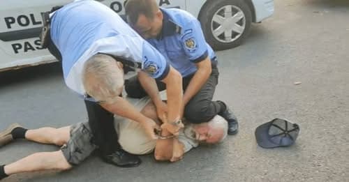 Încătușarea unui bătrân cardiac la Pașcani – între ordine publică și limitele abuzului. Putea fi tatăl tău! Sau bunicul…