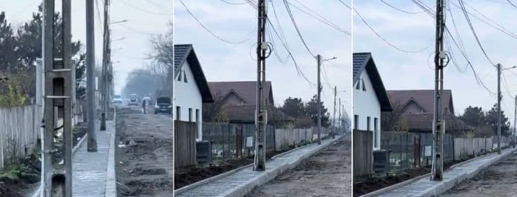 Stâlpul pietonal din Slobozia. Îl ocolești sau dai cu capul?