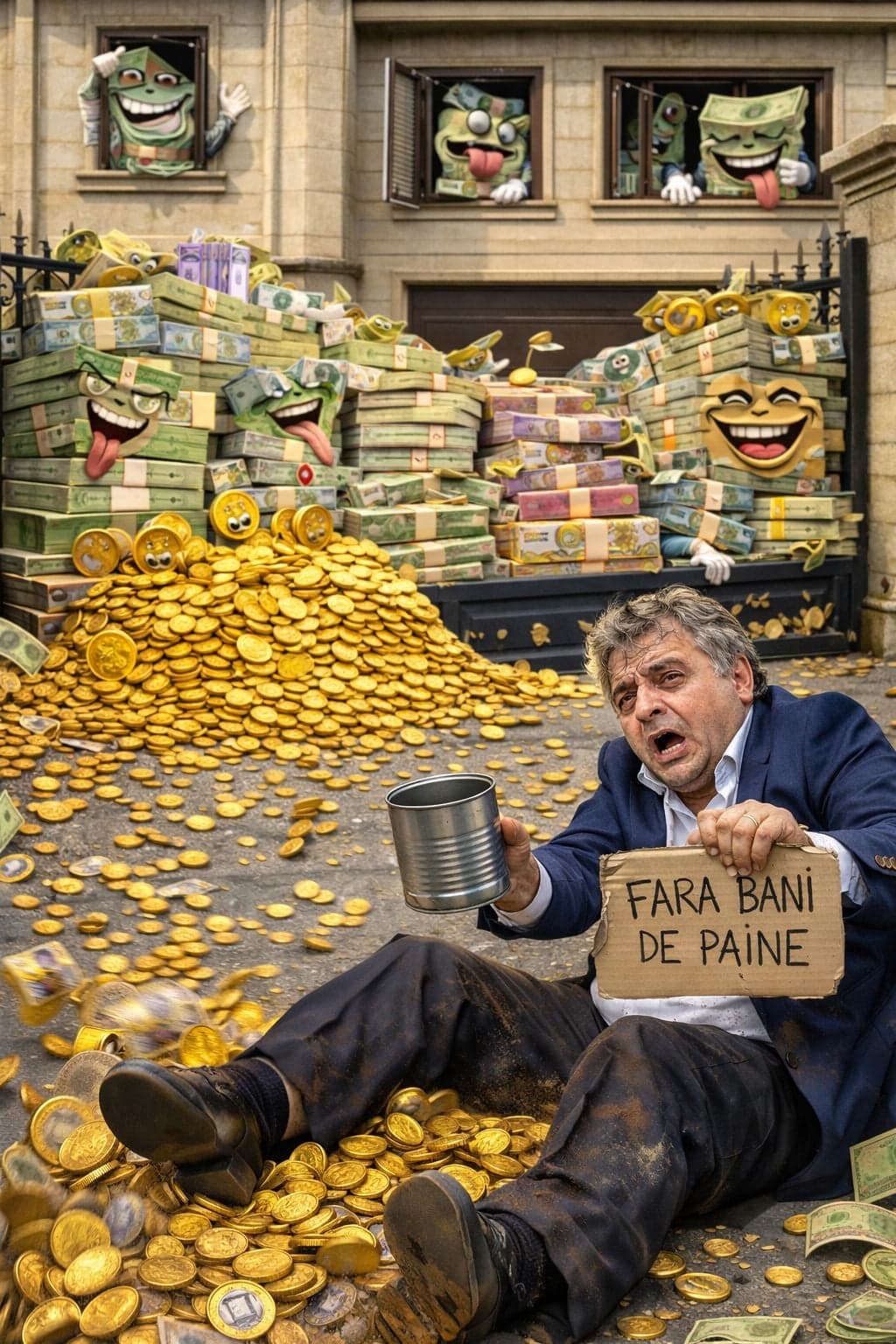 miliardar dat afara de bani