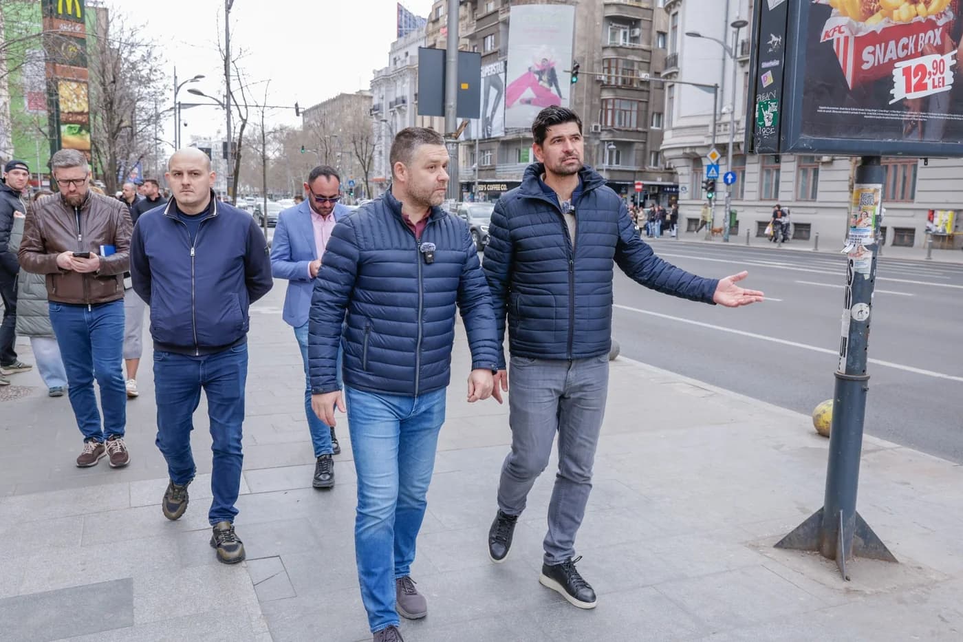 Tur de inspecție de peste 7 kilometri în centrul Capitalei