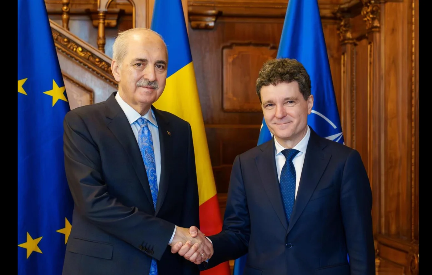 Discuții între Nicușor Dan și șeful Parlamentului turc