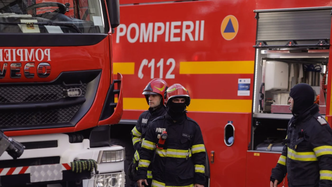 Incendiu în Sibiu: un bărbat a murit, 21 de oameni evacuați