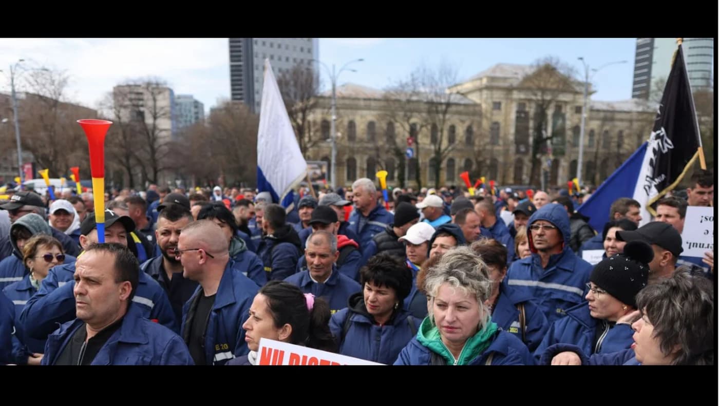 Proteste în Apele Române: sindicaliștii ies în stradă