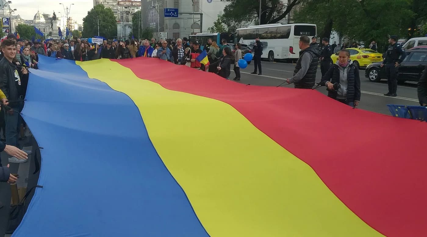 Marș pro Europa în București, de Ziua Europei