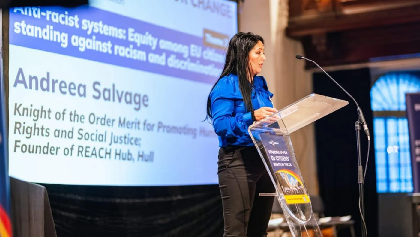 Andreea Salvage, sprijin pentru românii din Marea Britanie