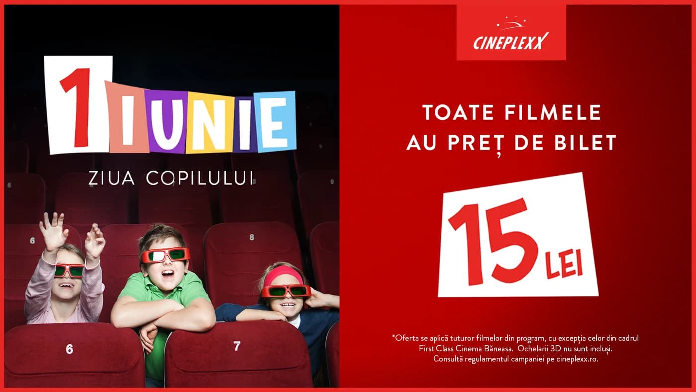 Filmele noi de la Cineplexx Băneasa și Titan din 29 mai