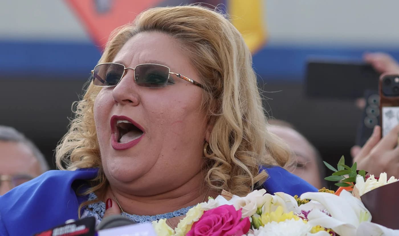 Diana Șoșoacă, la forumul economic de la Sankt Petersburg