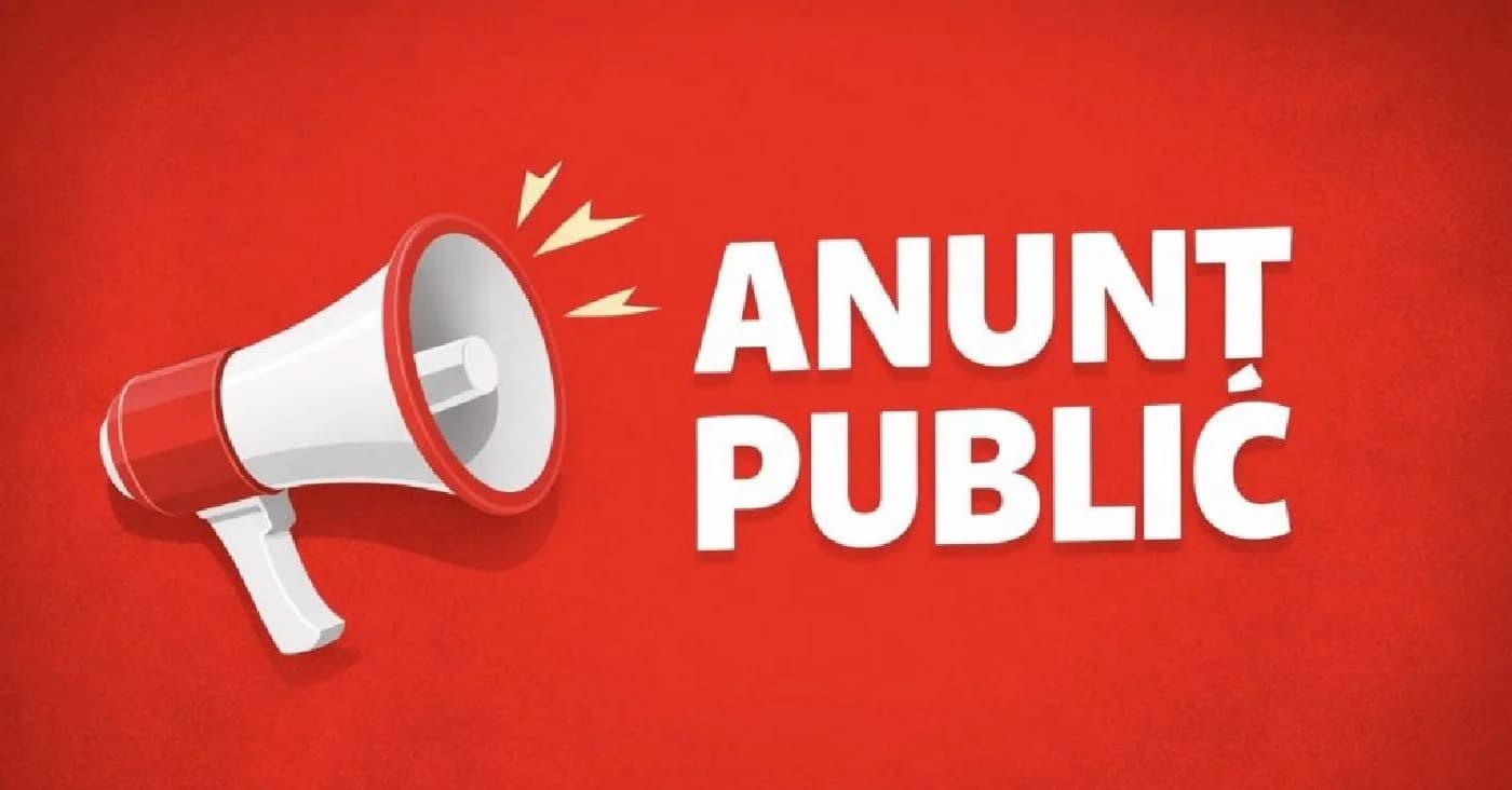 Anunț public din 04.06.2026