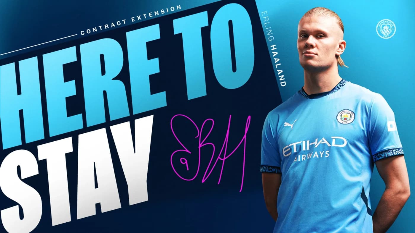 Erling Haaland, fotografie de arhivă a atacantului lui Manchester City
