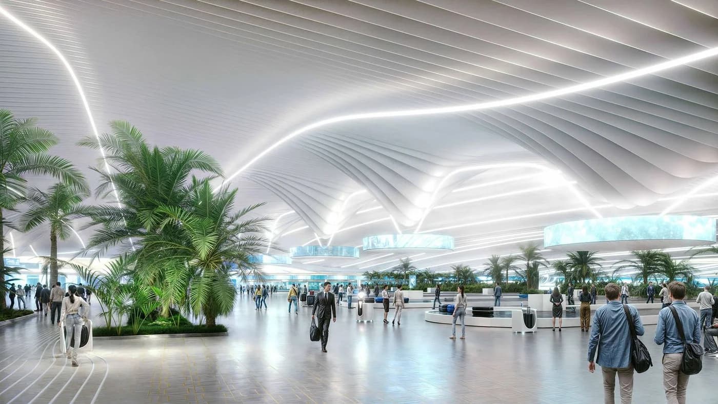 Aeroportul din Dubai mizează pe roboți și transport subteran