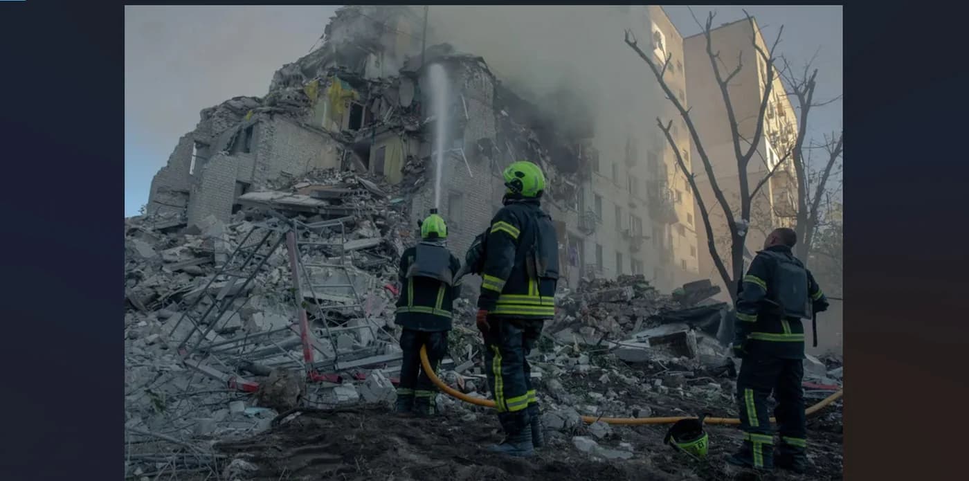 Rusia a lovit un hotel din Kiev unde erau cazați oficiali europeni