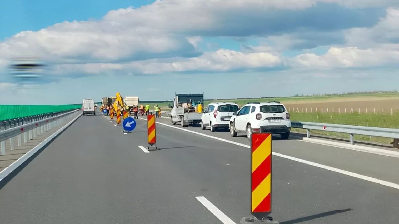 Restricții pe A7: parapetul intră în reparații