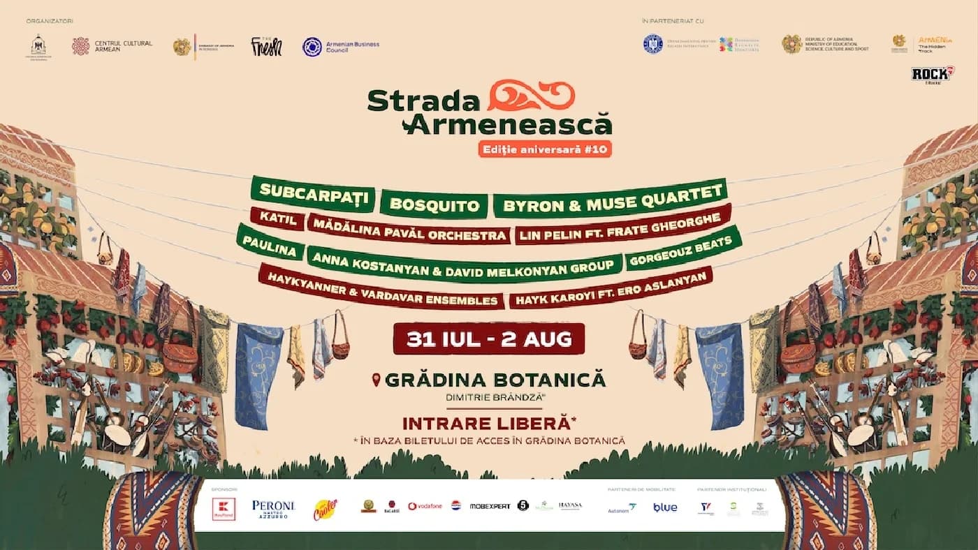 Festivalul Strada Armenească aduce artiști din Armenia în București