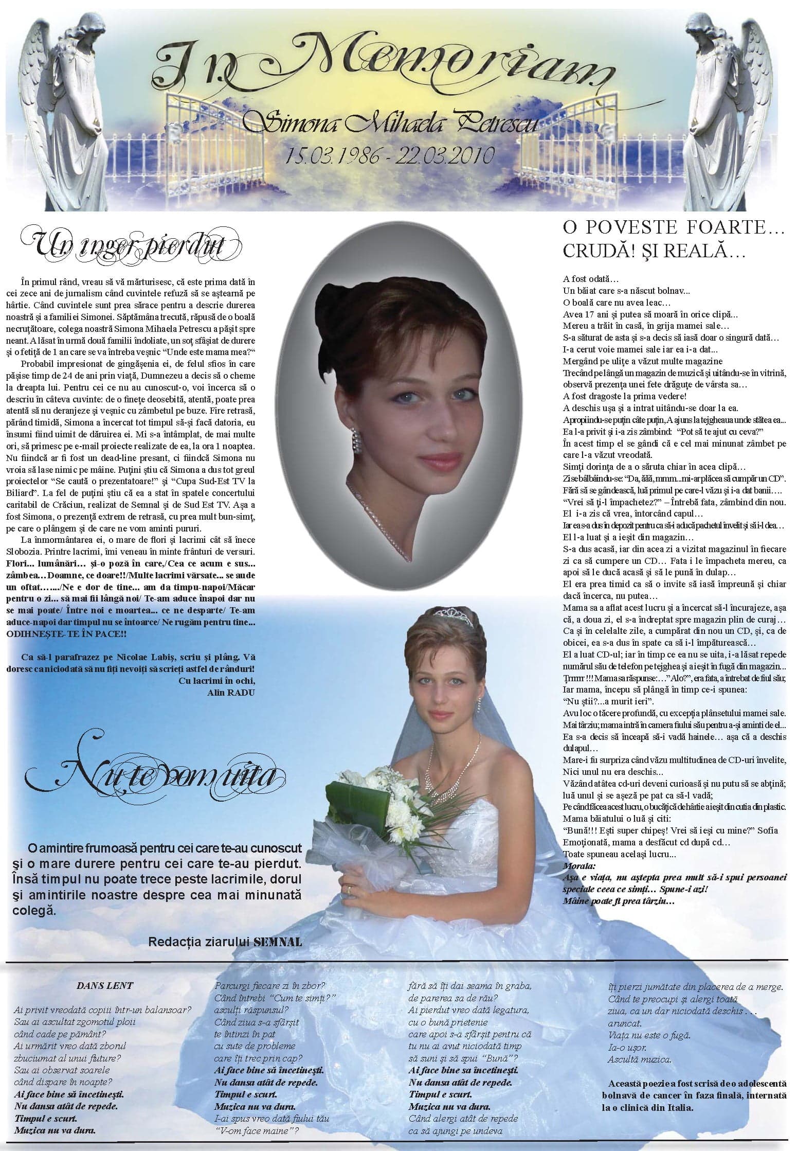 In Memoriam Simona Petrescu