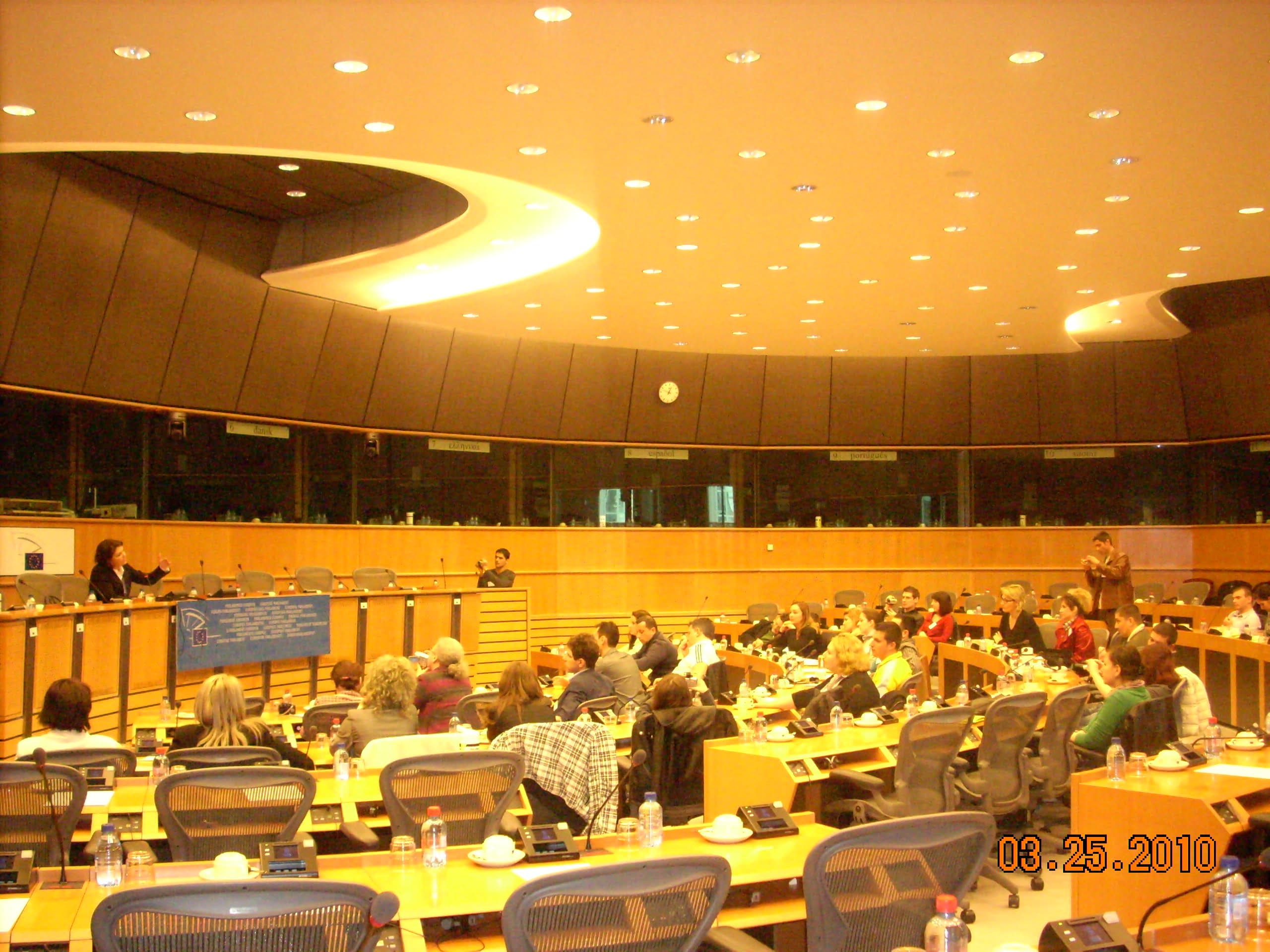 Calarasi - În vizită la Parlamentul European, Bruxelles