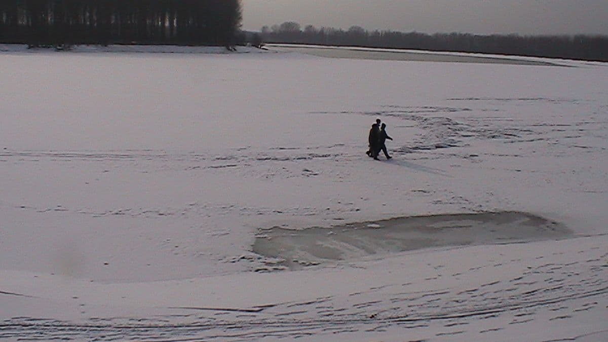 Braila - Dunarea ar putea ingheta in totalitate