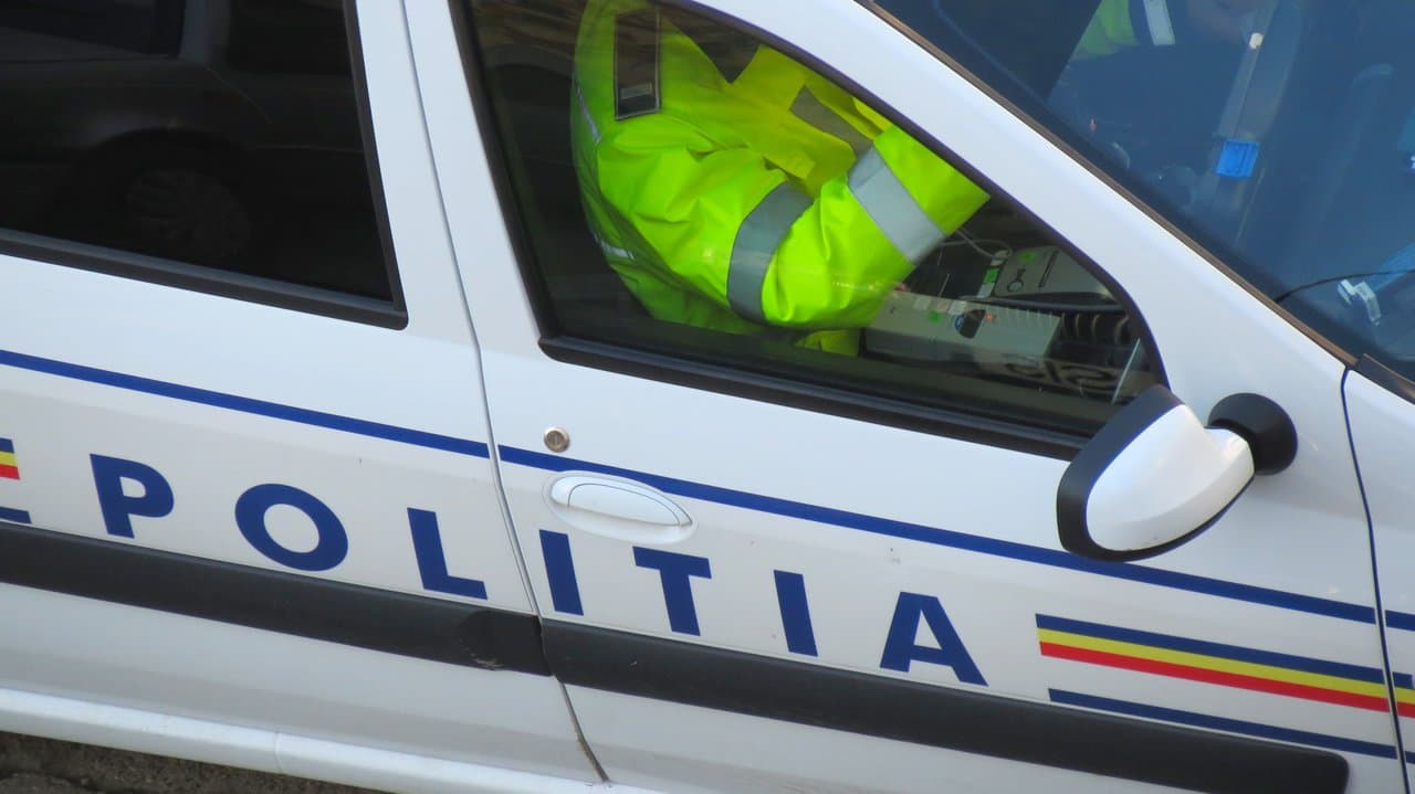 In imagine este o masina de politie.