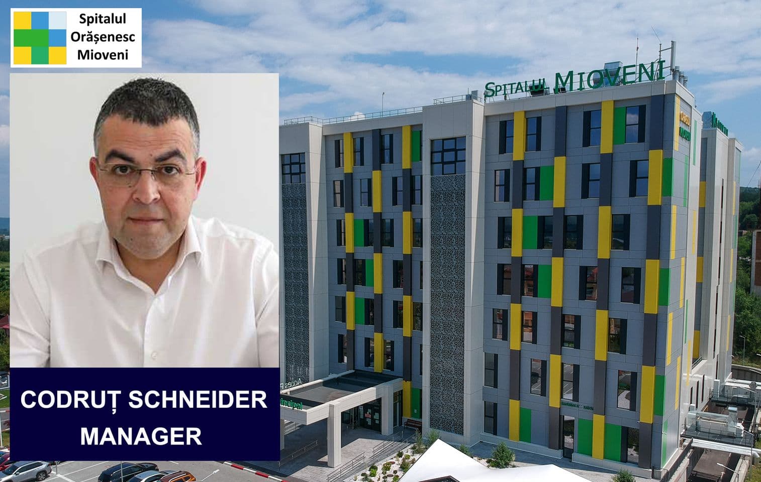 Codruț Schneider este noul manager interimar al Spitalului Orășenesc Mioveni