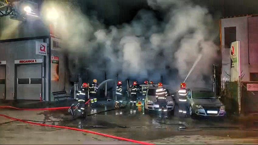 Incendiu Service Auto