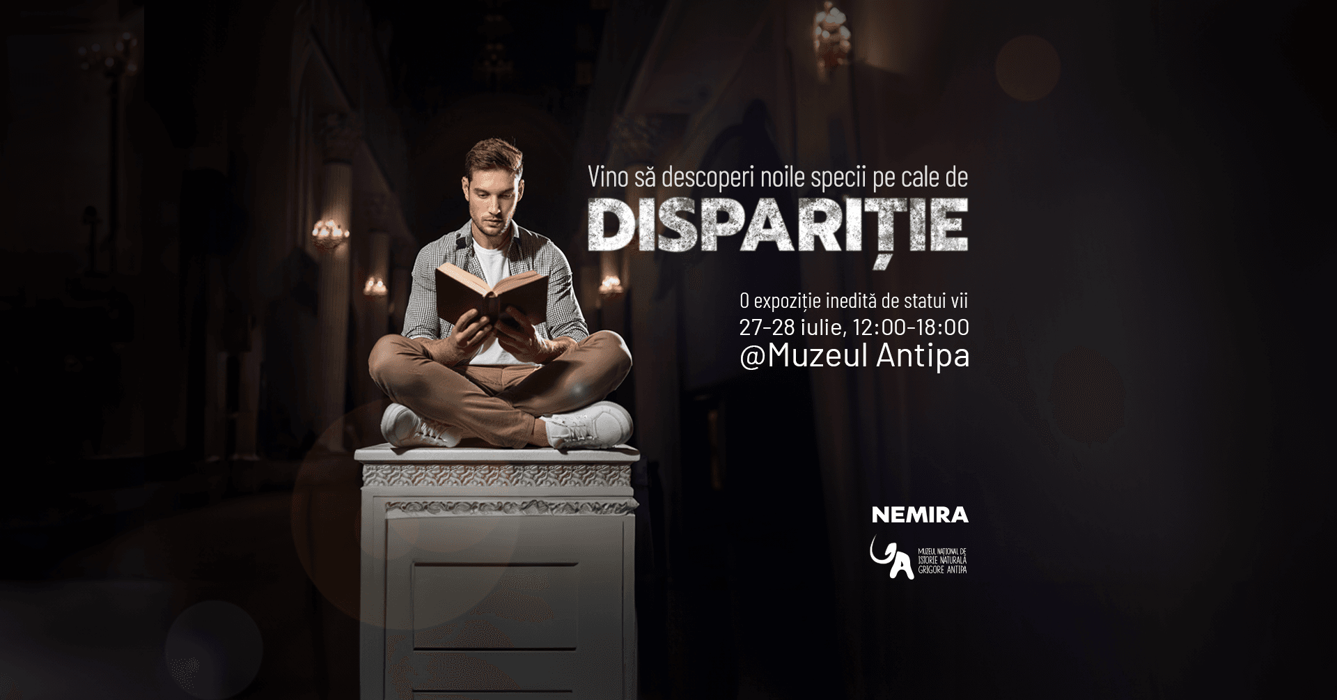 Editura Nemira și Muzeul Național de Istorie Naturală „Grigore Antipa” anunță o nouă specie pe cale de dispariție: cititorul