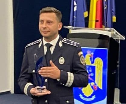 Un ofițer de poliție din Buzău, premiat de EUROPOL. El este „Analistul operațional de informații al anului 2024”
