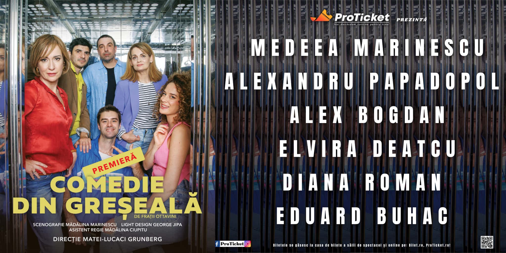 Comedie și clasic românesc: O noapte furtunoasă, Comedie din greșeală și Take, Ianke și Cadîr, pe scenele din Brașov, Timișoara, Constanța și Deva