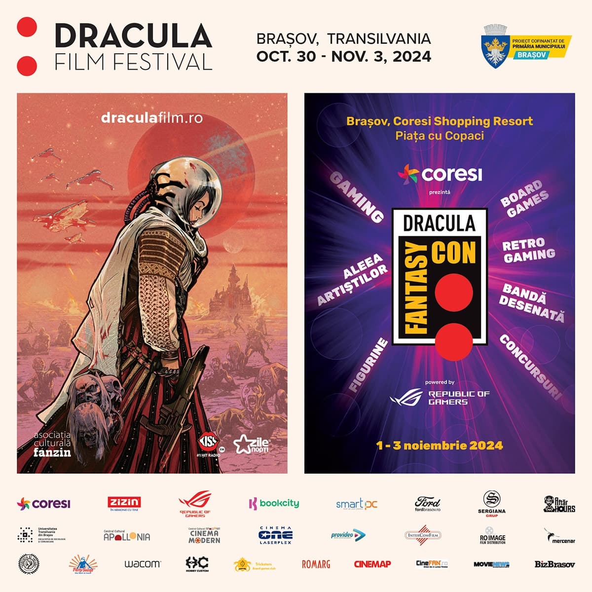 Începe Dracula Film Festival - care sunt evenimentele de neratat ale festivalului de film fantastic de la Brașov