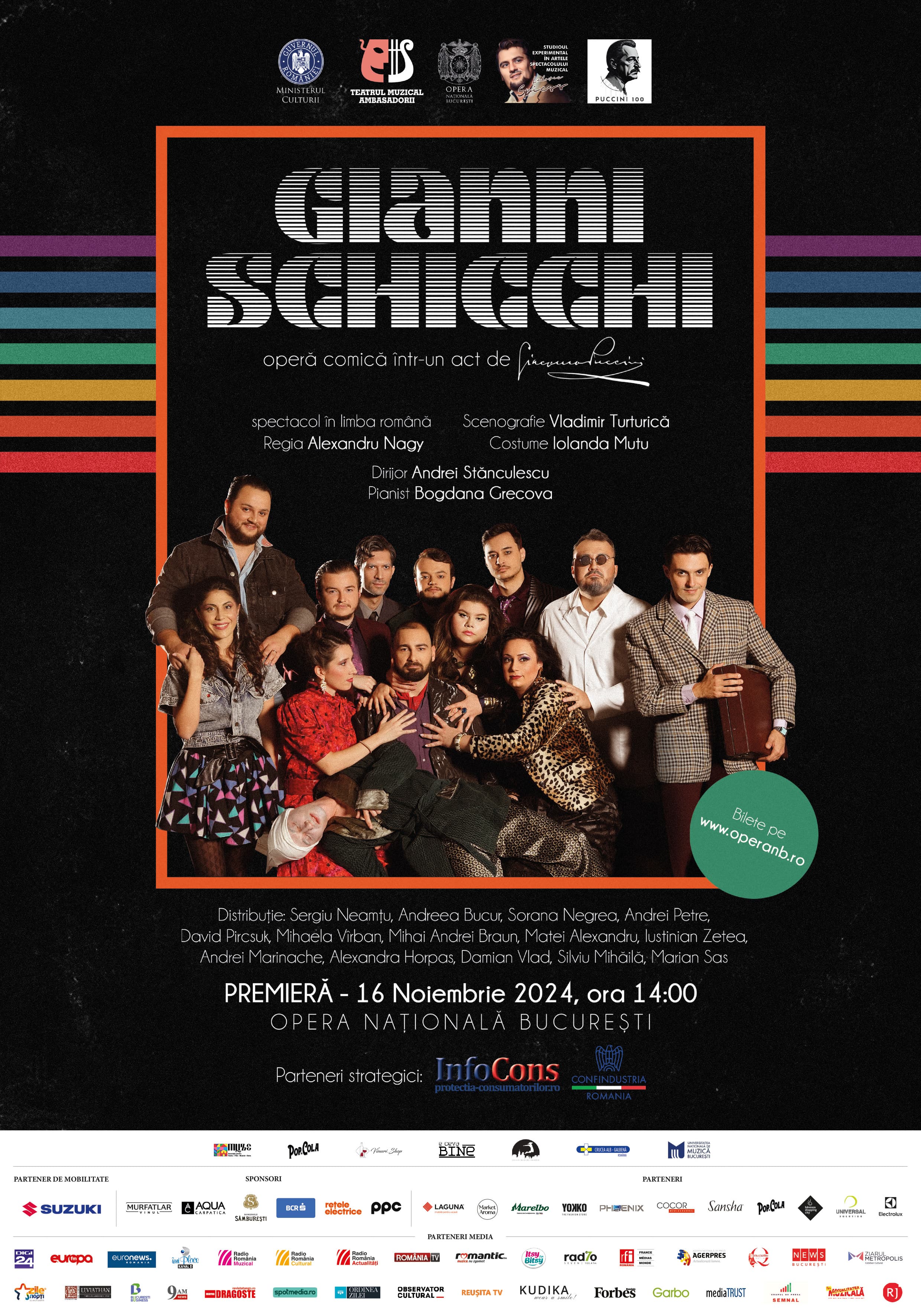 Afis Gianni Schicchi premiera