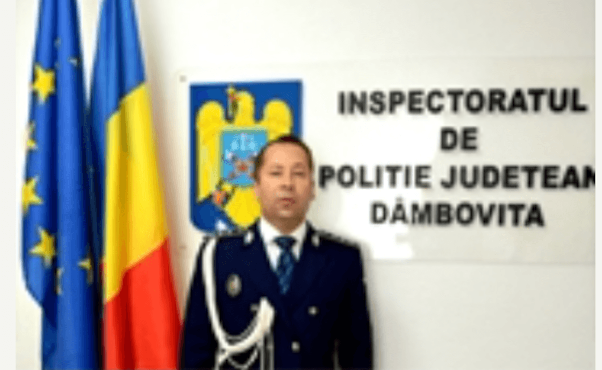 Ionuț Denis Pîrvu, adjunctul inspectorului șef al IPJ Dâmbovița