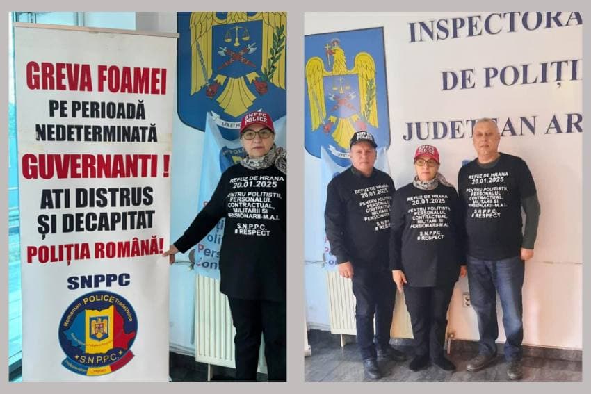 O polițistă din Argeș a început o grevă a foamei — Societate
