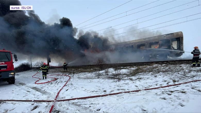Incendiu Tren Ot