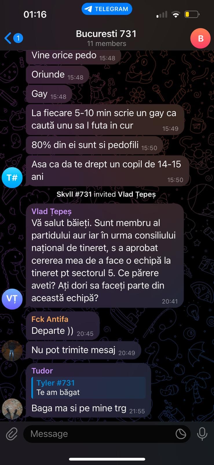 mesaje neonazisti