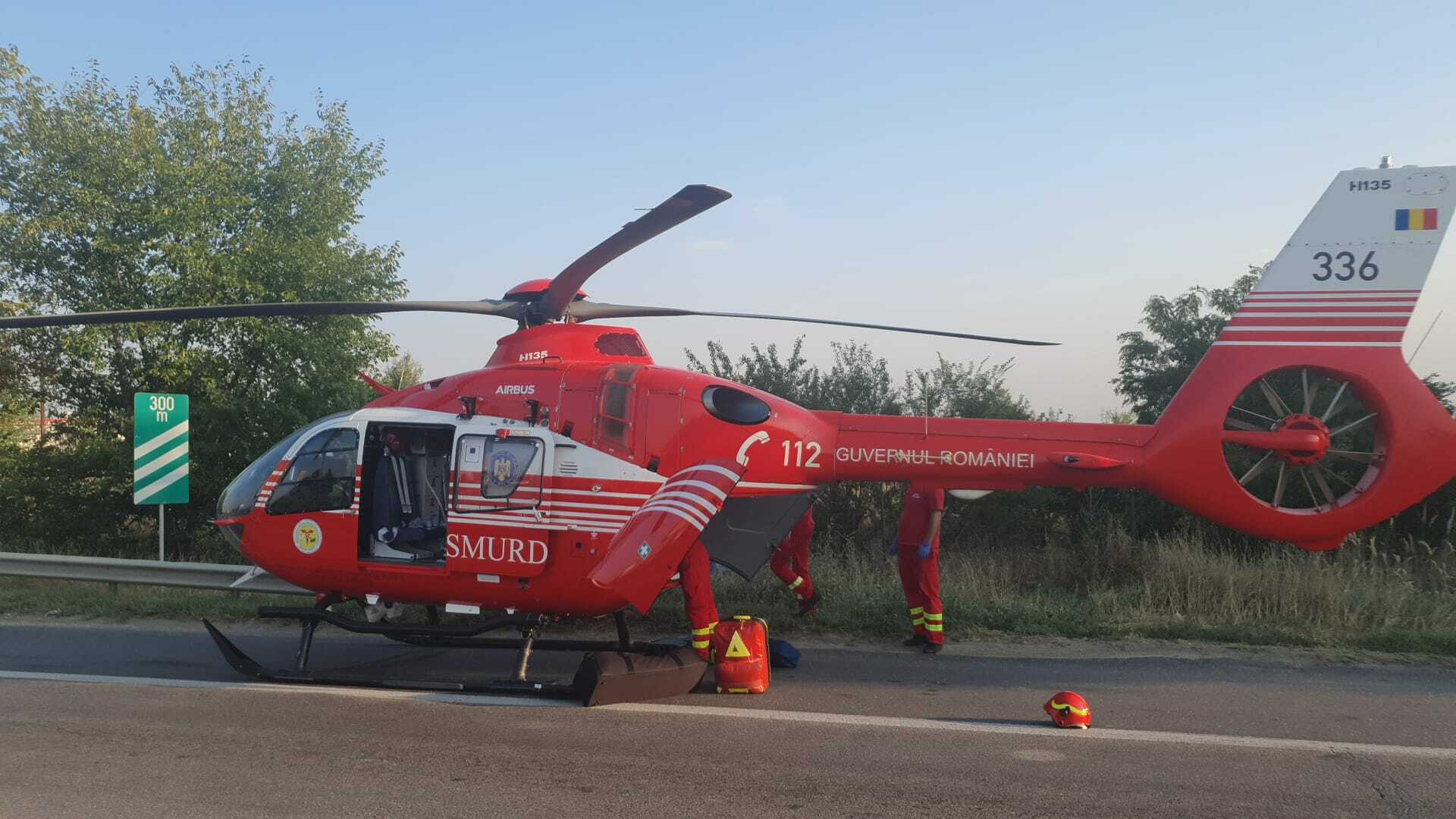 Elicopter SMURD folosit în intervenții de salvare montană, imagine din arhivă