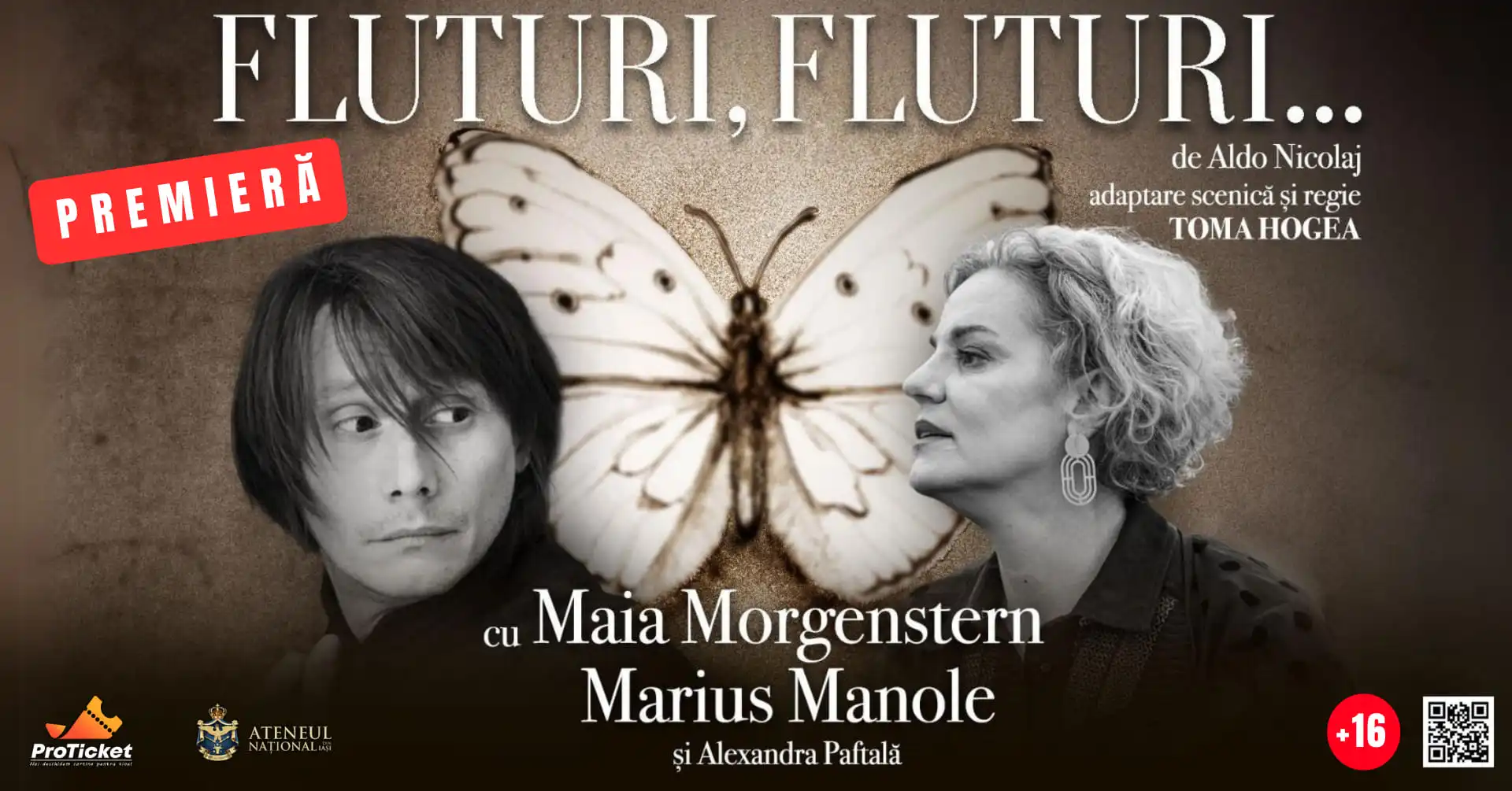 „Fluturi, Fluturi…” și „Old Love”, spectacole de teatru ce deschid luna iunie