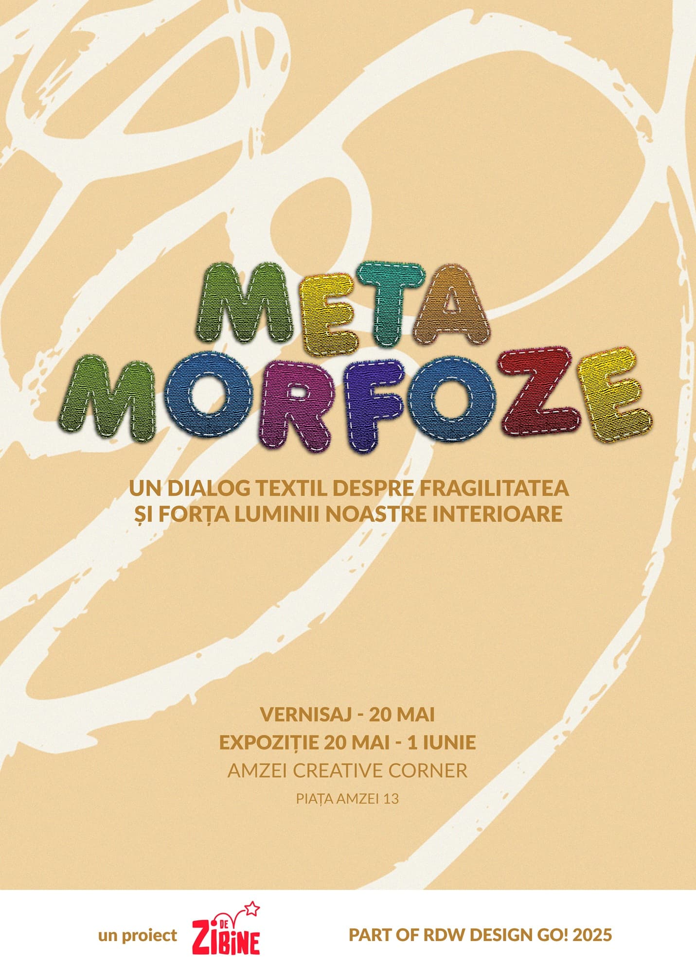 Asociația Zi de BINE invită publicul la „Metamorfoze” – o instalație colaborativă de artă textilă, despre sănătatea mintală și puterea fragilității la vârsta a treia