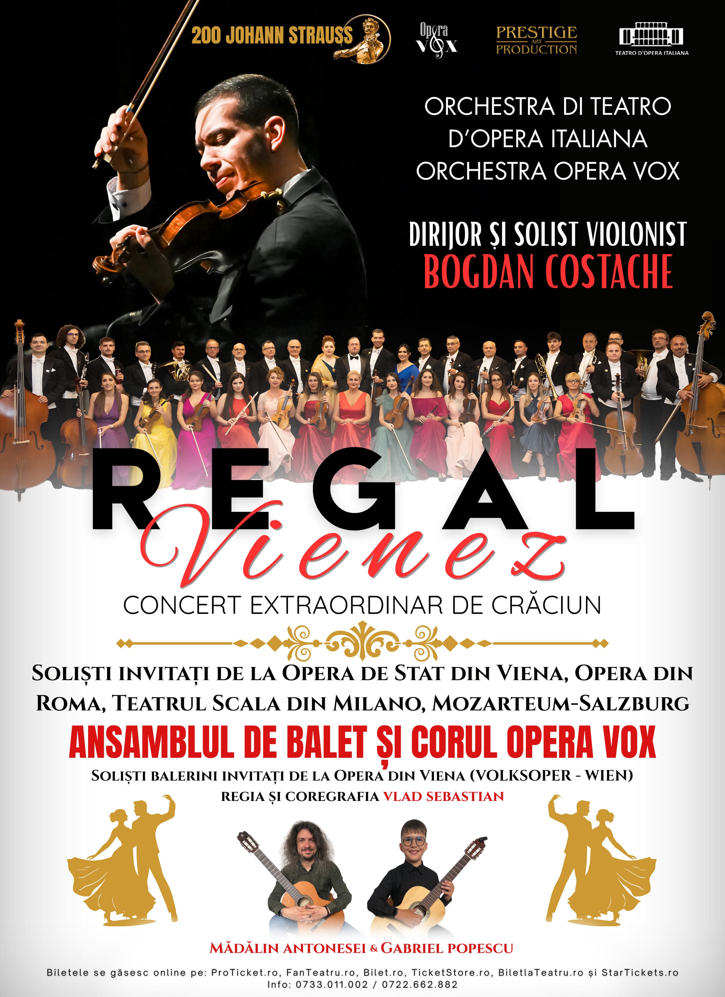 Turneul Național Regal Vienez - Concert Extraordinar de Crăciun în decembrie, în marile orașe ale țării