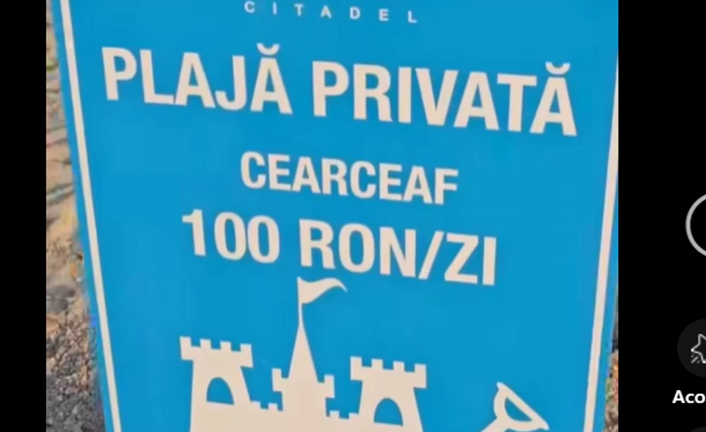 taxa pe cearceaf Eforie Nord