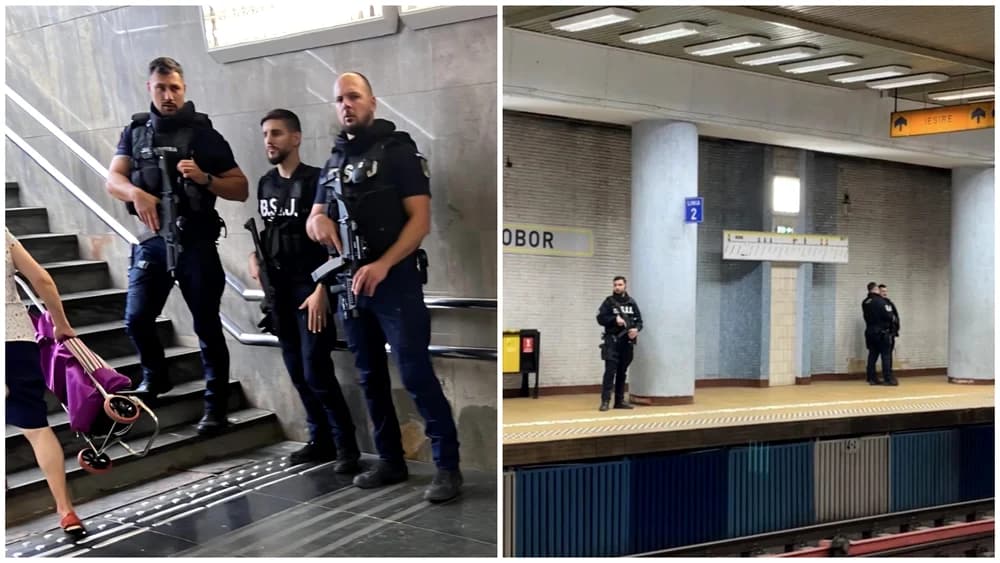 Patrule ale Brigăzii Speciale de Intervenție, prezente la metrou. Jandarmeria: „Nu există pericol, m — Justiție